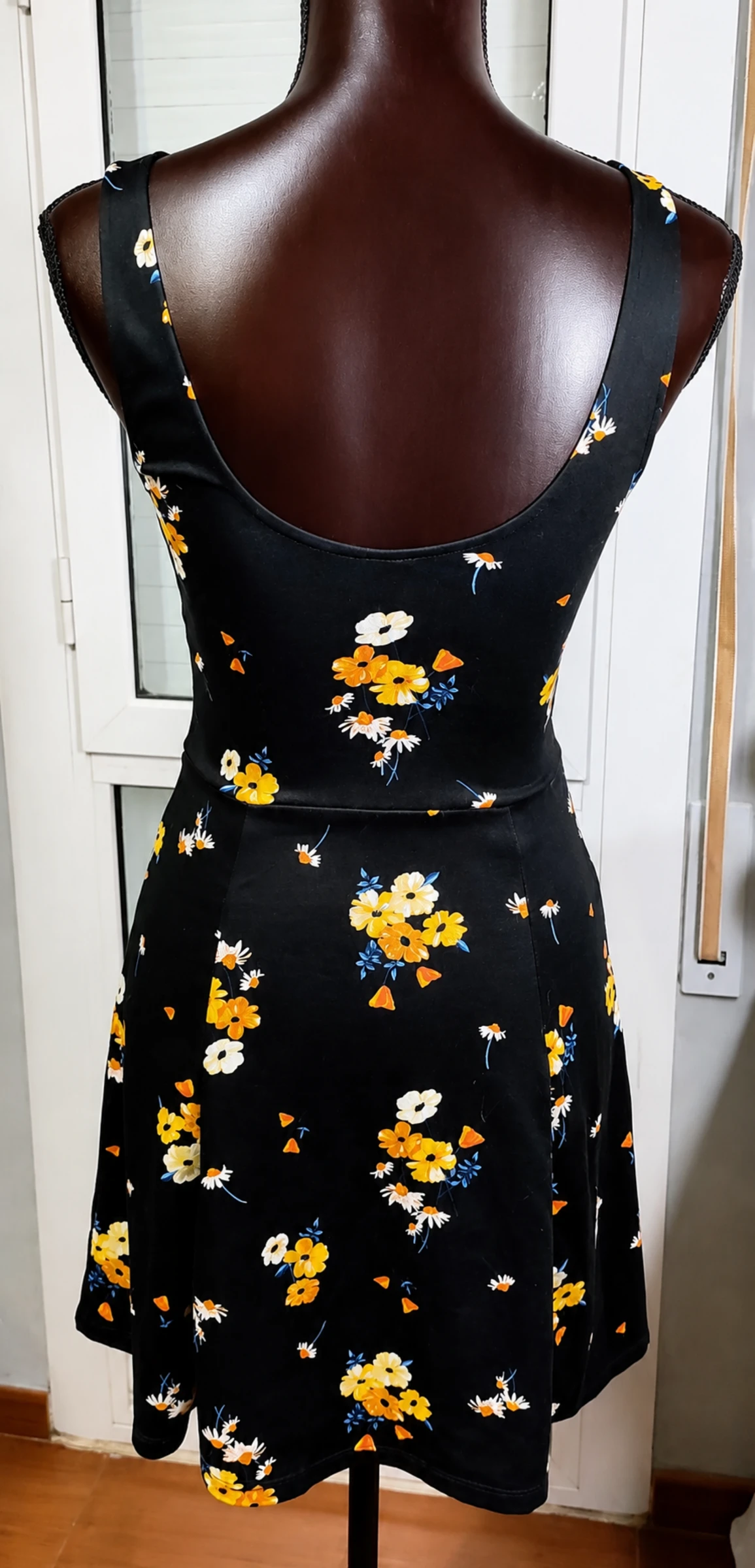 Vestido Floral Divided H&M Talla S (36) – Negro | Ideal para Verano – photo 6